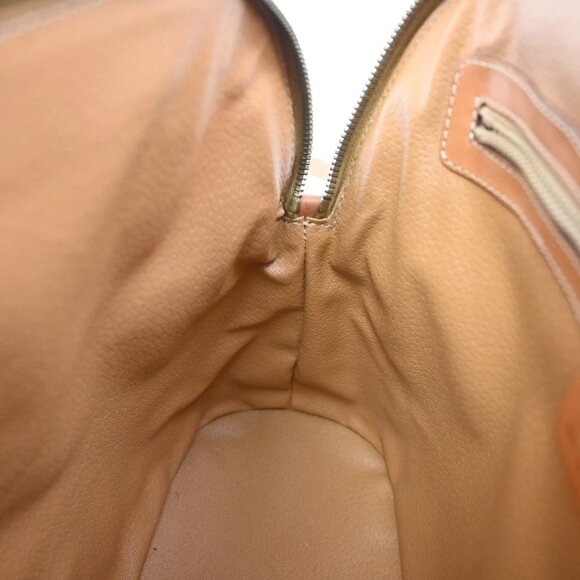 CELINE Macadam Pattern 2Way Shoulder Bag PVC Leather Brown Italy GHW 31TA030 - Picture 13 of 16